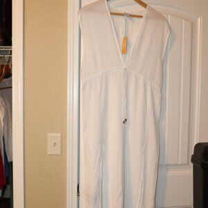 Kona Sol Dress Coverup - SZ Medium White
